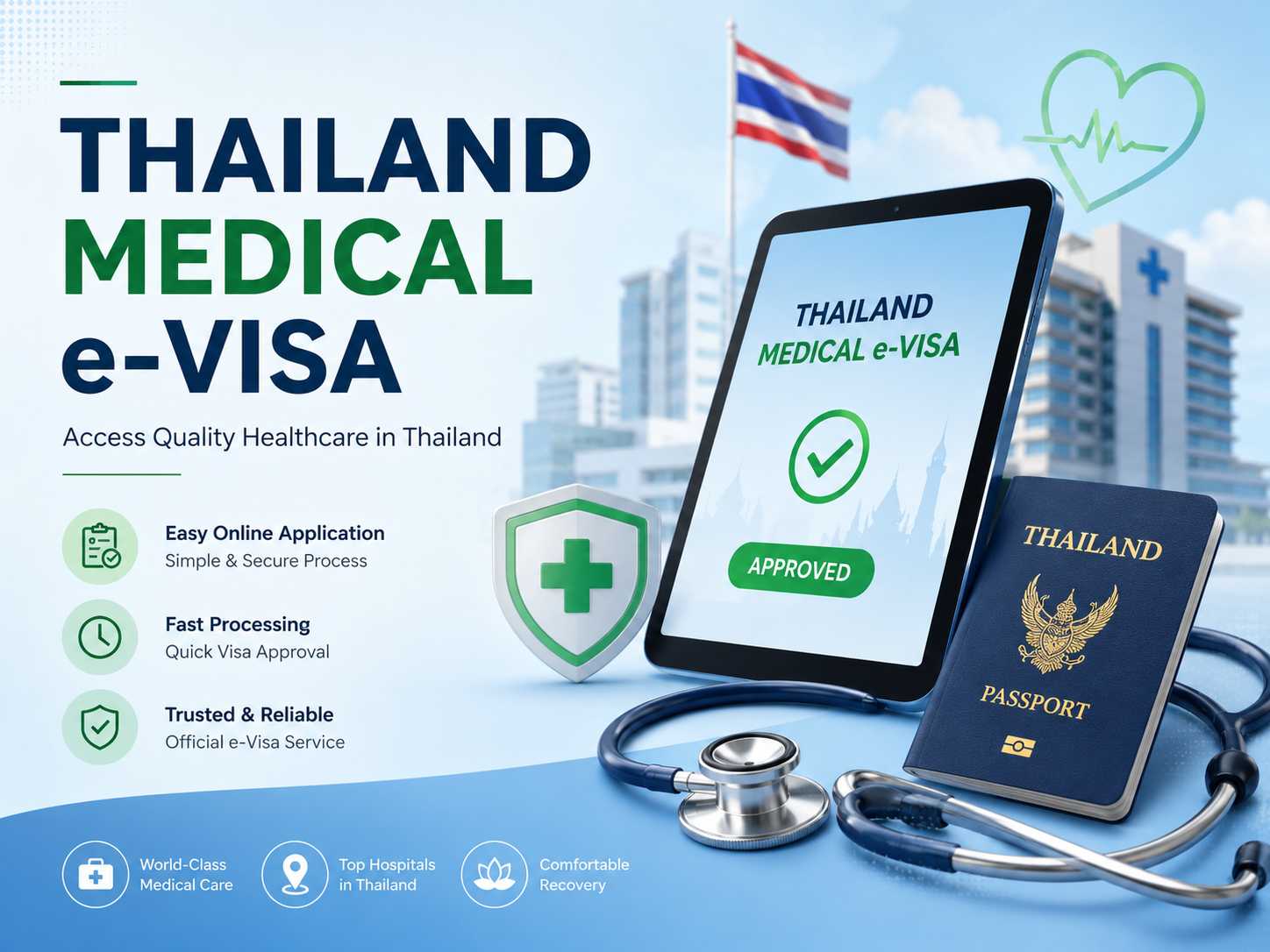 Thailand Medical e-Visa (Single)